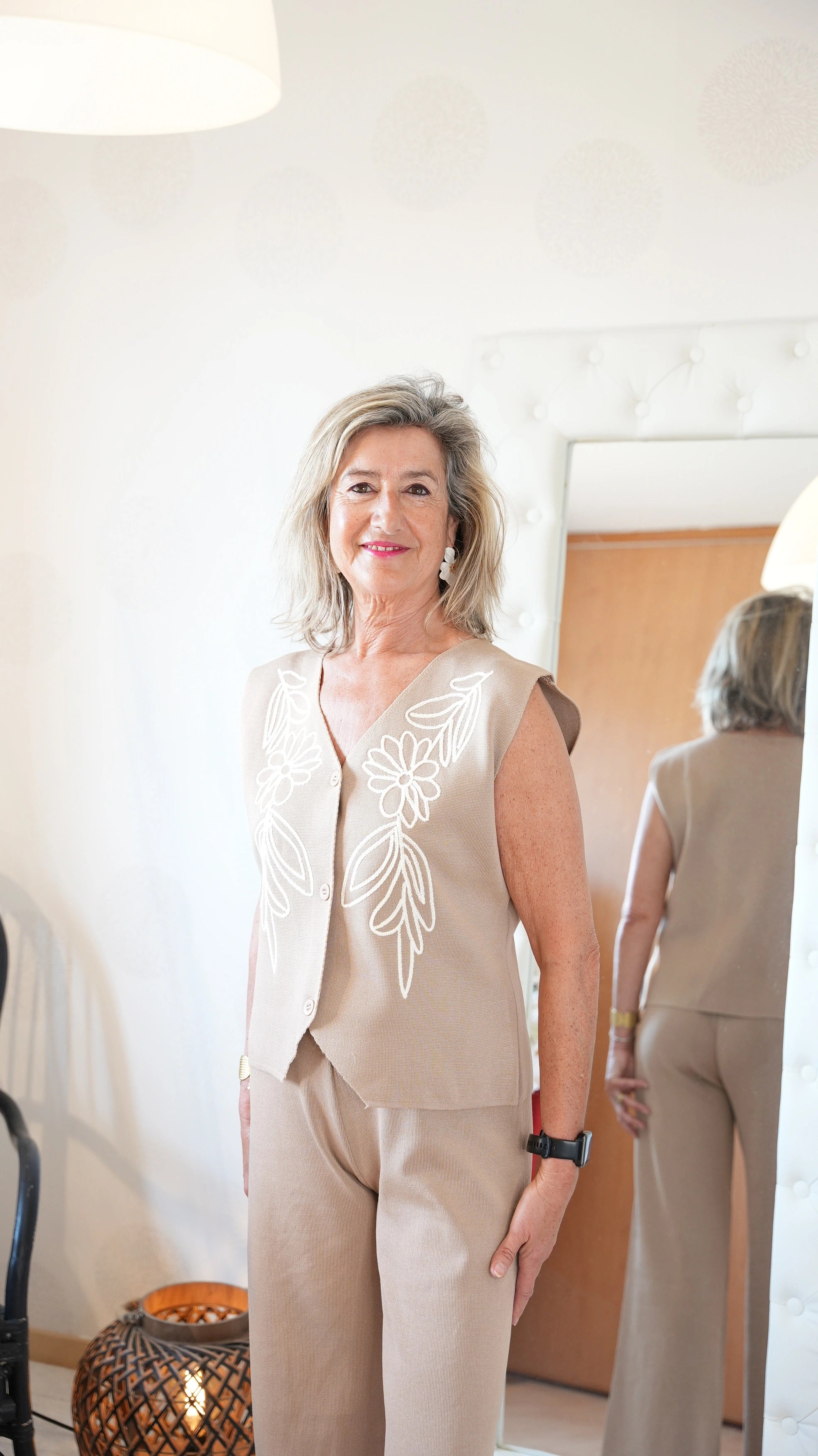 Ensemble gilet/pantalon ELEGANT