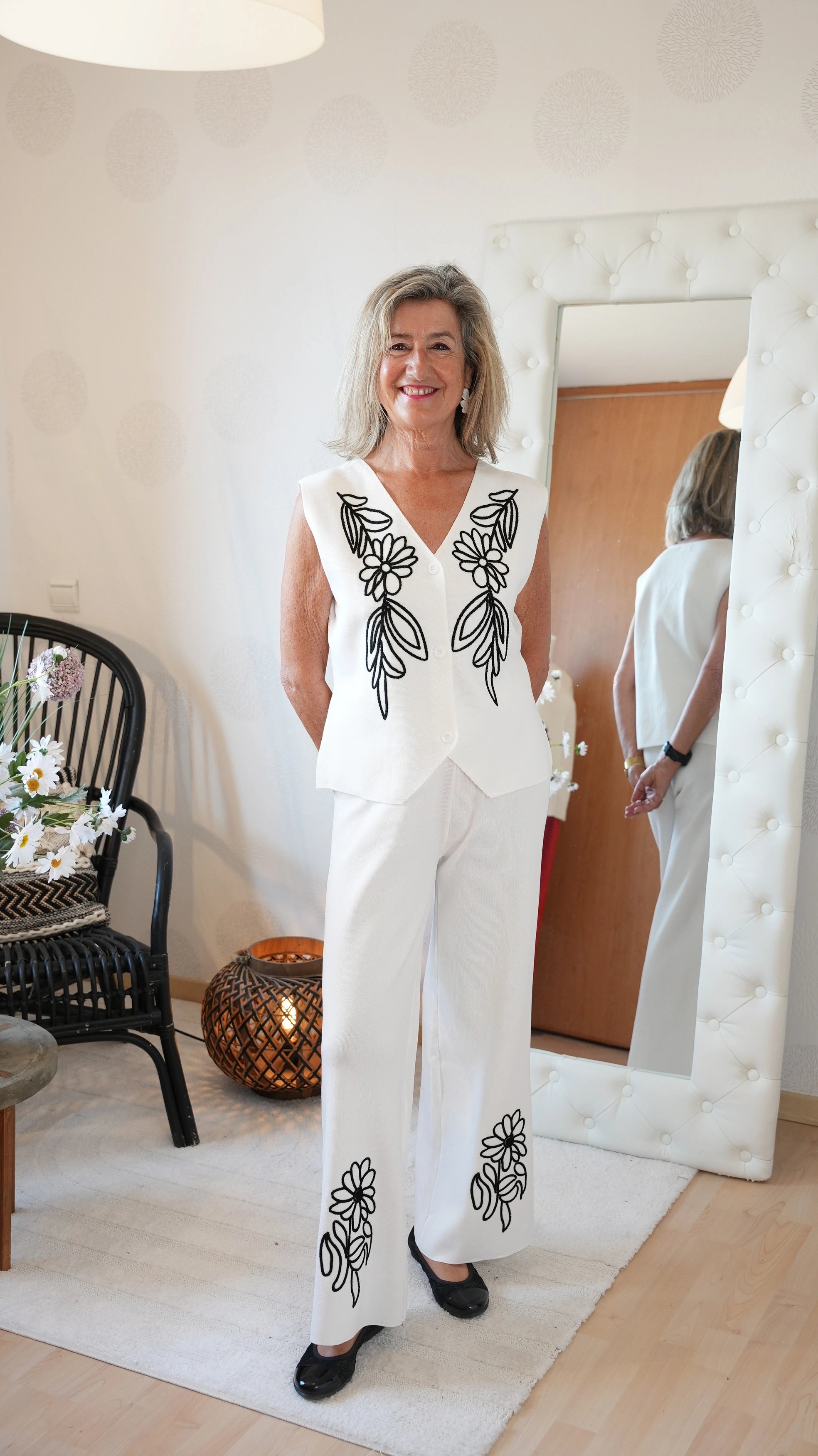 Ensemble gilet/pantalon ELEGANT