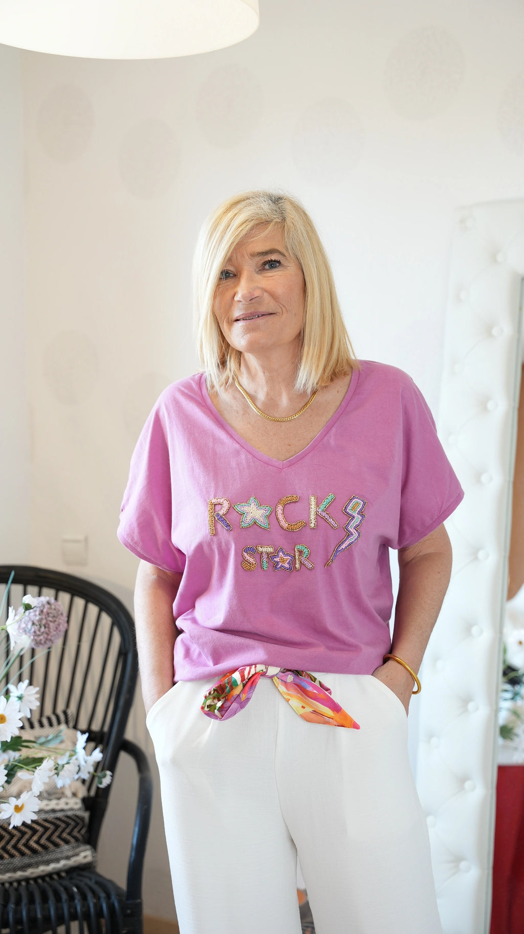 T shirt LILAS